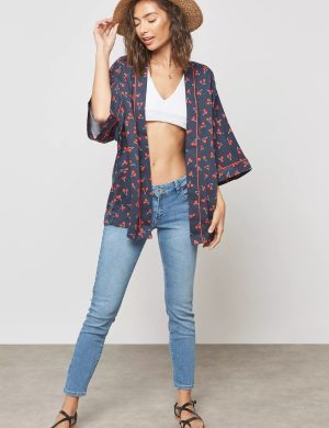 Women’s Stretch Denim Pants – Slim Fit, Mid-Rise, Soft Cotton Blend