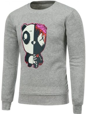 Regular Fit Men's Fleece Sweatshirt – Custom Silk Screen Printed for Adults