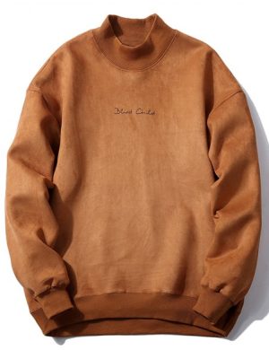 100% Cotton Oversized Unisex Sweatshirt – Custom Embroidered & Overdyed Finish