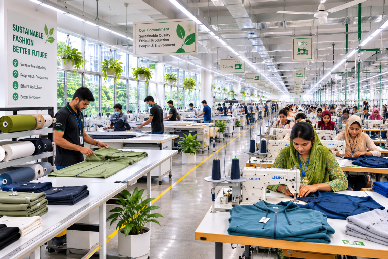 Sustainable Garment Manufacturing in Bangladesh: Low MOQ Solutions for Growing Brands